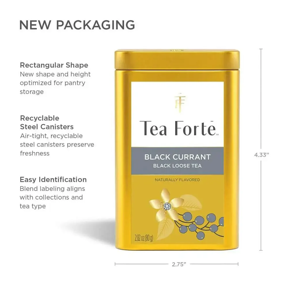 Black Tea Loose Leaf Canister Storage Jar Food Grade Material Airtight Container